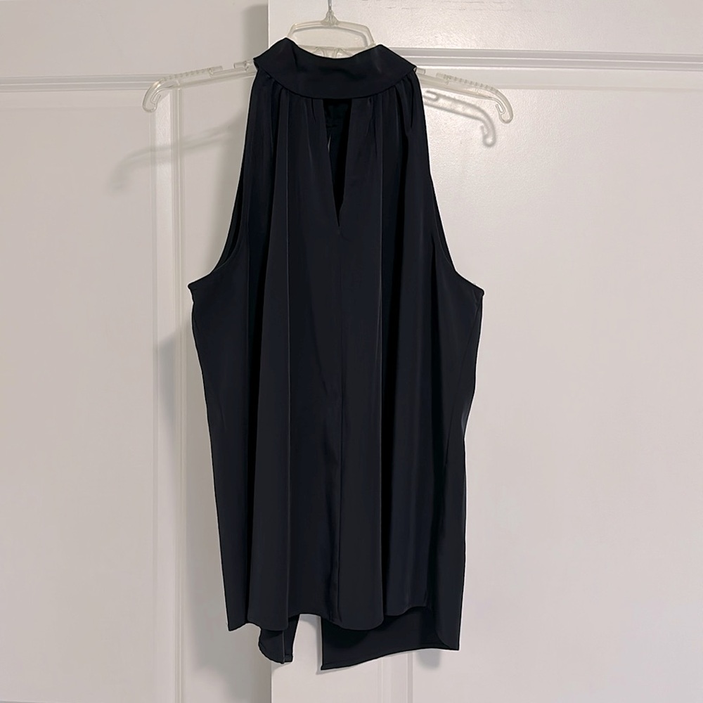 Navy Halter with back Slit